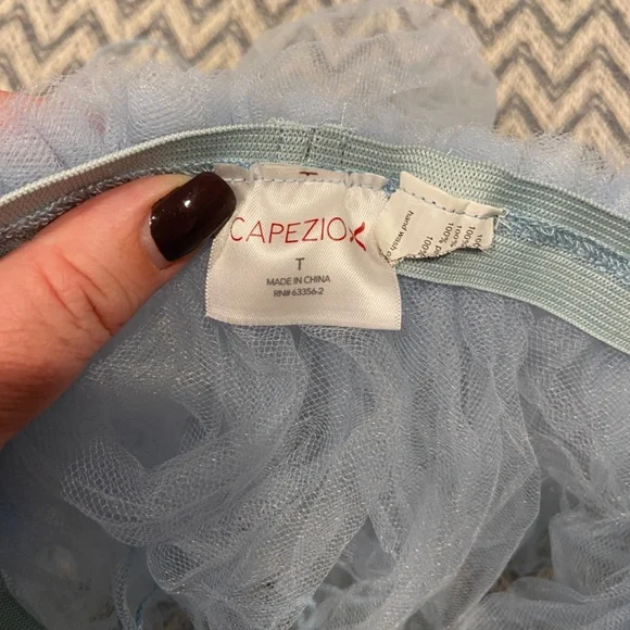 Capezio Toddler Tutu – Baby Blue, Size US 2-4 - Picture 2 of 7